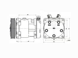 Компрессор 5Н09 PV5 12V