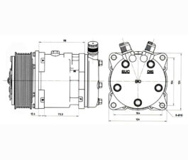 Компрессор 5Н11 PV8 24V