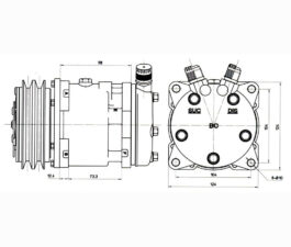 Компрессор 5Н11 А2 12V
