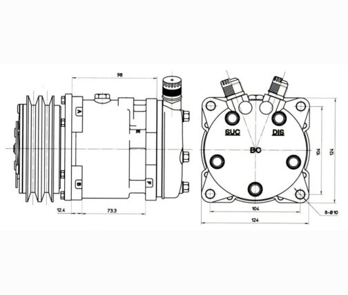 Компрессор 5Н11 А2 12V